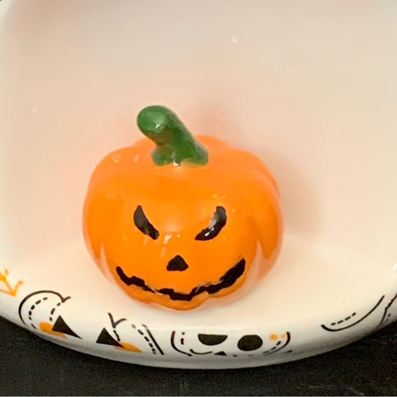 Jack O’Lantern Pumpkin Hand Painted Figural Halloween Mug - Picture 4 of 14